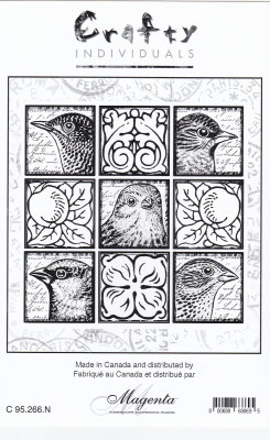 Feathered Faces Tile