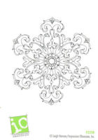 Damask Snowflake