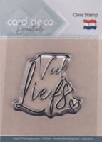 Card Deco - Veel Liefs