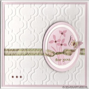 a1002 - stempel Just Believe en embosfolder Royalty