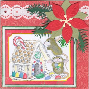 722k - Stempel HouseMouse - Nestabilities - kerstroos  Creatabilities