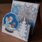 Ster Creatable LR0369 Star XL, boompje Creatables LR0136, ijssterren memorybox frostyville Border.