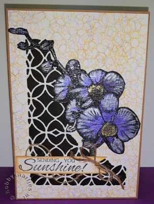 Orchids van Sheena Douglass en Sizzix thinlits