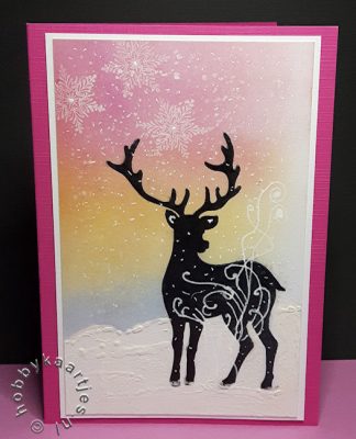 Damask Reindeer van Chocolate Baroque