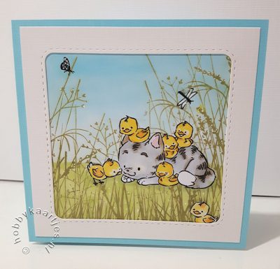 c.c. design Kitty With Chickies2