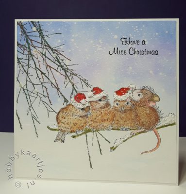 House Mouse - Santa Hat Birds