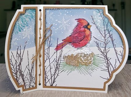 Stampendous - Cardinal Christmas