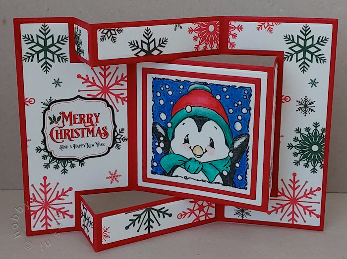 Whimsy Penguin Holiday Squares